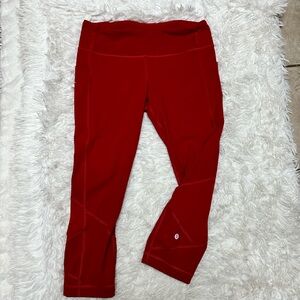 lululemon athletica Cherry Red Leggings